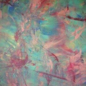 beautiful, colorful abstract astrological channeled painting