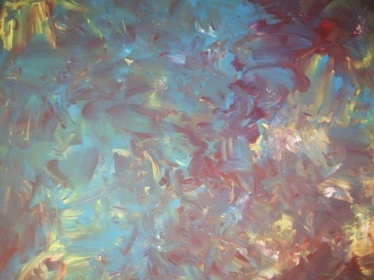 beautiful, colorful abstract astrological channeled painting