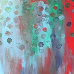 beautiful, colorful abstract astrological channeled painting