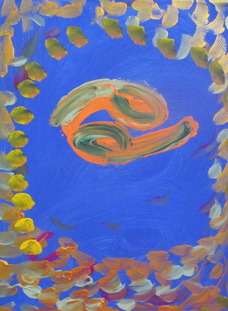 astrology painting for zodiac sign cancer
