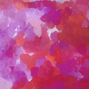 beautiful, colorful abstract astrological channeled painting