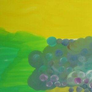 beautiful, colorful abstract astrological channeled painting