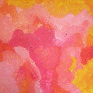 beautiful, colorful abstract astrological channeled painting